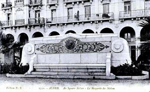 Alger - Square Nelson - Maquette des Nelson